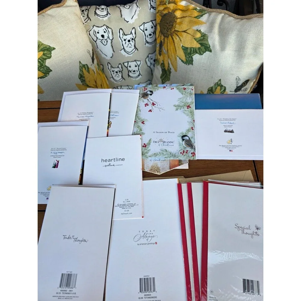 Mega Lot of 120 Greeting Cards All-Occasion Birthday Holiday Sympathy Envelopes
